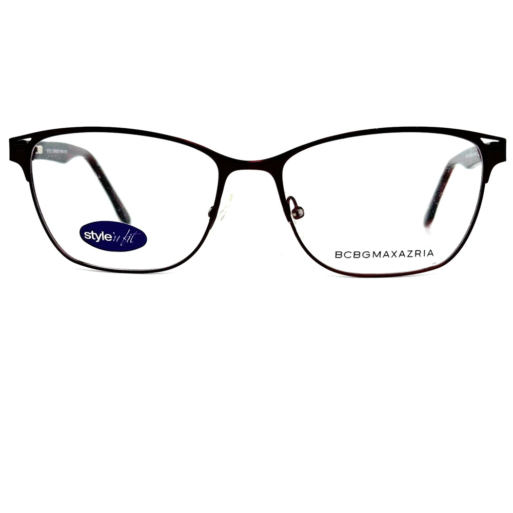 BCBGMAXAZRIA TIARRA RED 55-16-140 Metal Full Rim Eyeglasses‎ Frame H13652